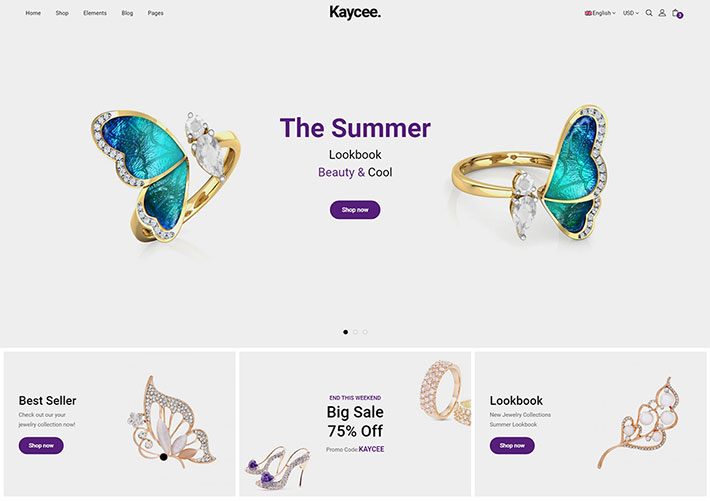 珠宝购物网站珠宝销售网站网页HTML模板源码下载