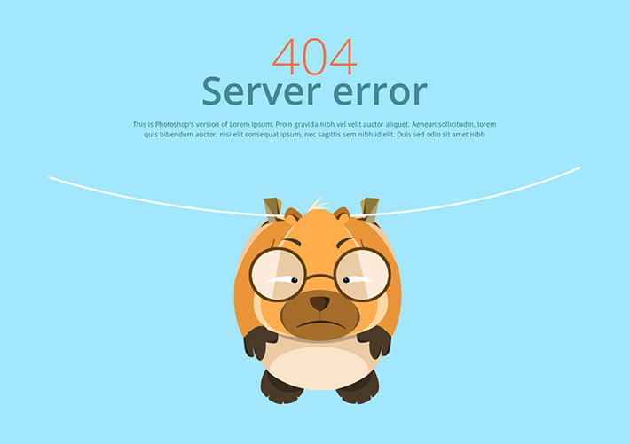 动画特效网站错误页404源码HTML网页模板