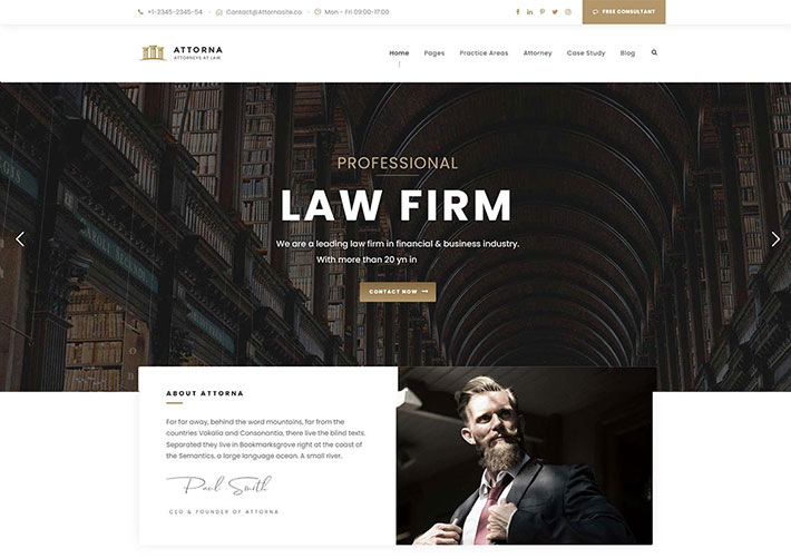 律师咨询法律服务机构网站HTML5响应式网页源码模板
