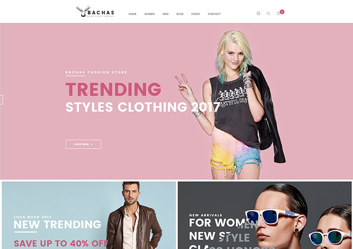 bootstrap时尚服装饰品商城在线购物网站网页HTML模板