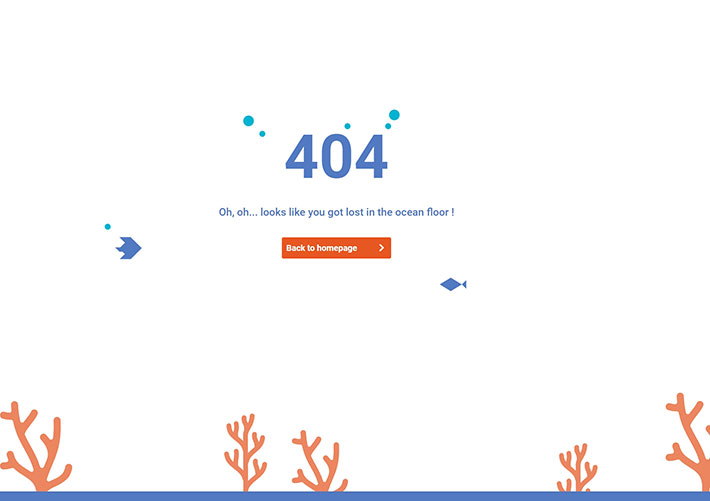 错误页html创意404界面设计网页HTML模板