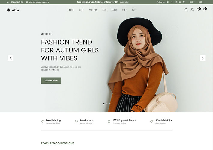 响应式服饰服装饰品购物商城网站网页HTML源码模板