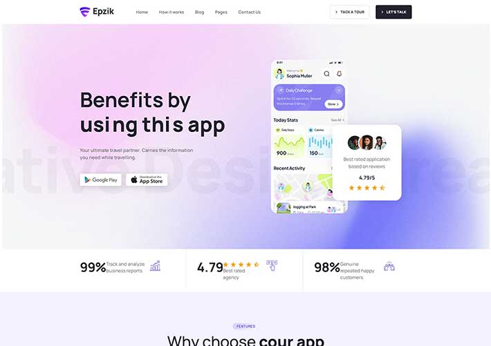 响应式软件和IT解决网络服务方案Bootstrap网页HTML模板
