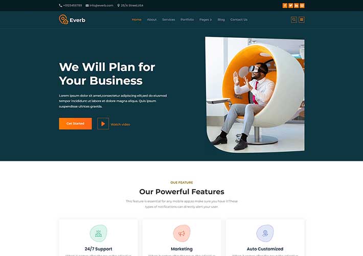 响应式产品销售咨询商业服务公司官网前端网页HTML源码模板